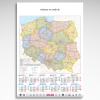 Kalendarz planszowy Mapa Polski