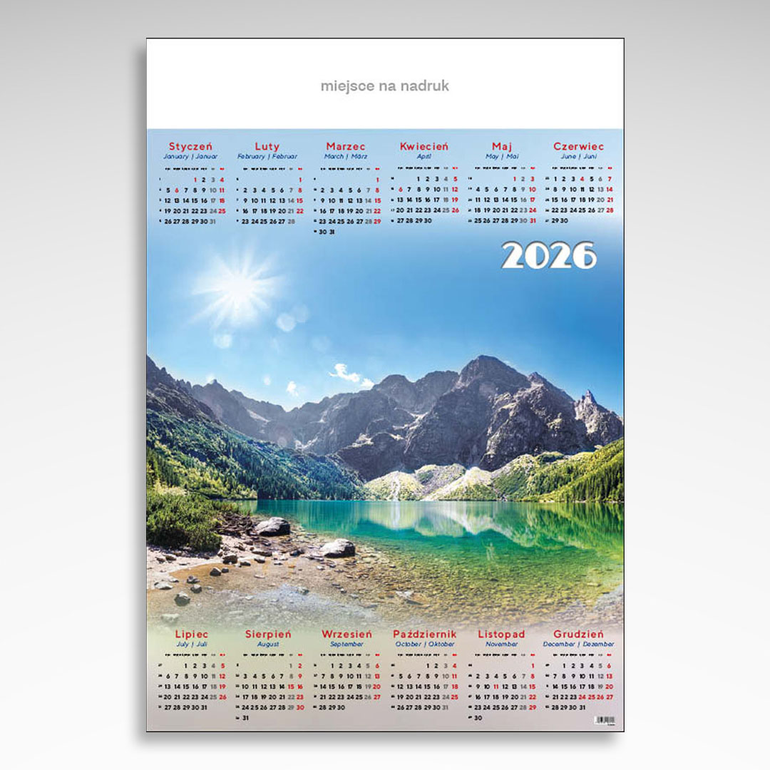 Kalendarz planszowy Morskie Oko